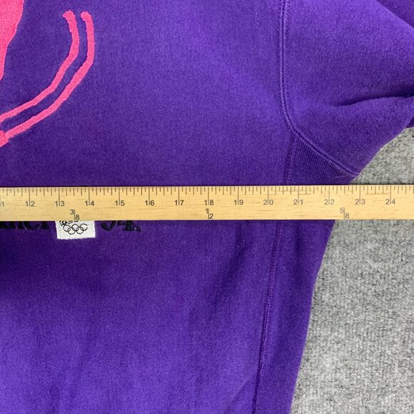 VTG champion reverse weave 1994 Lillehammer Olympics embroidered sweatshirt L - Picture 6 of 11